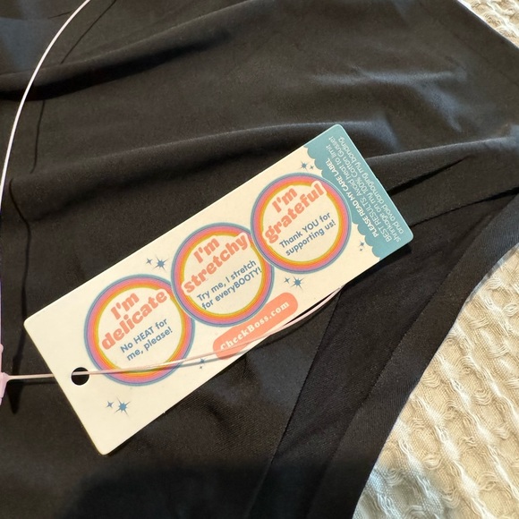 NEW Cheekboss Seamless Smooth Briefs Womens Plus Black 3X NWT - Picture 4 of 4